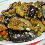 Aubergine-Paneer-Salad
